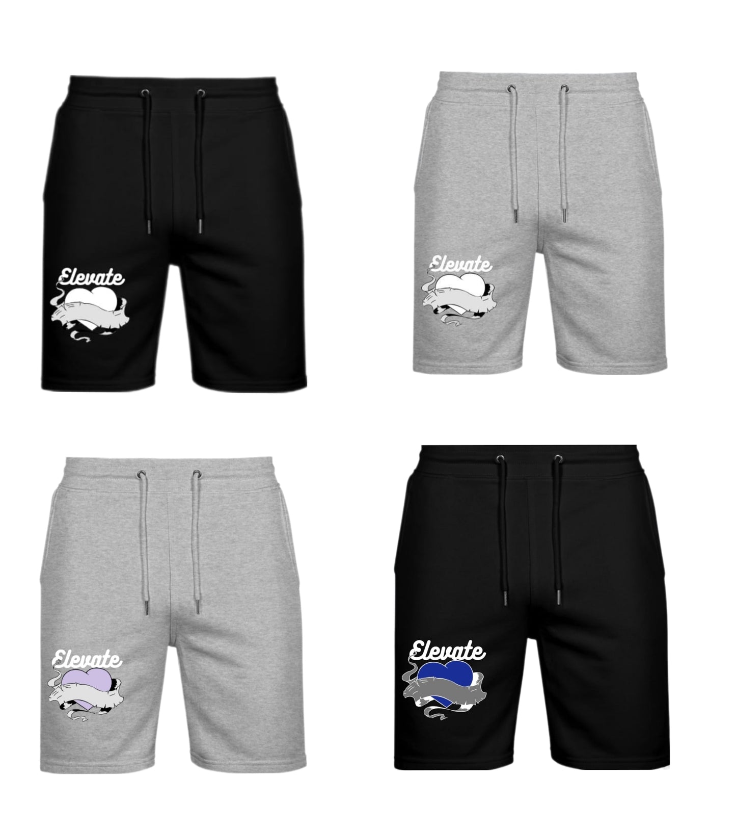 Elevate heart shorts(pre-order)